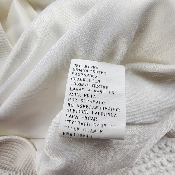 Lulus More Flower To Ya Ivory Bodycon Dress Size Large - Picture 8 of 16